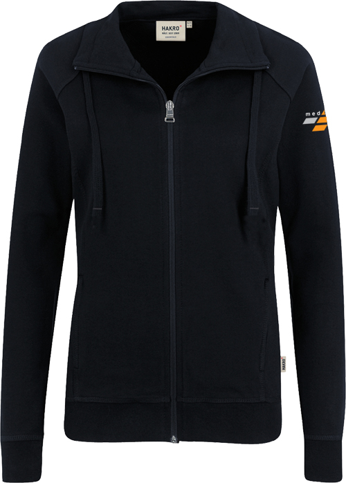 HAKRO Sweatjacke College Damen 406 Medlog Dispo