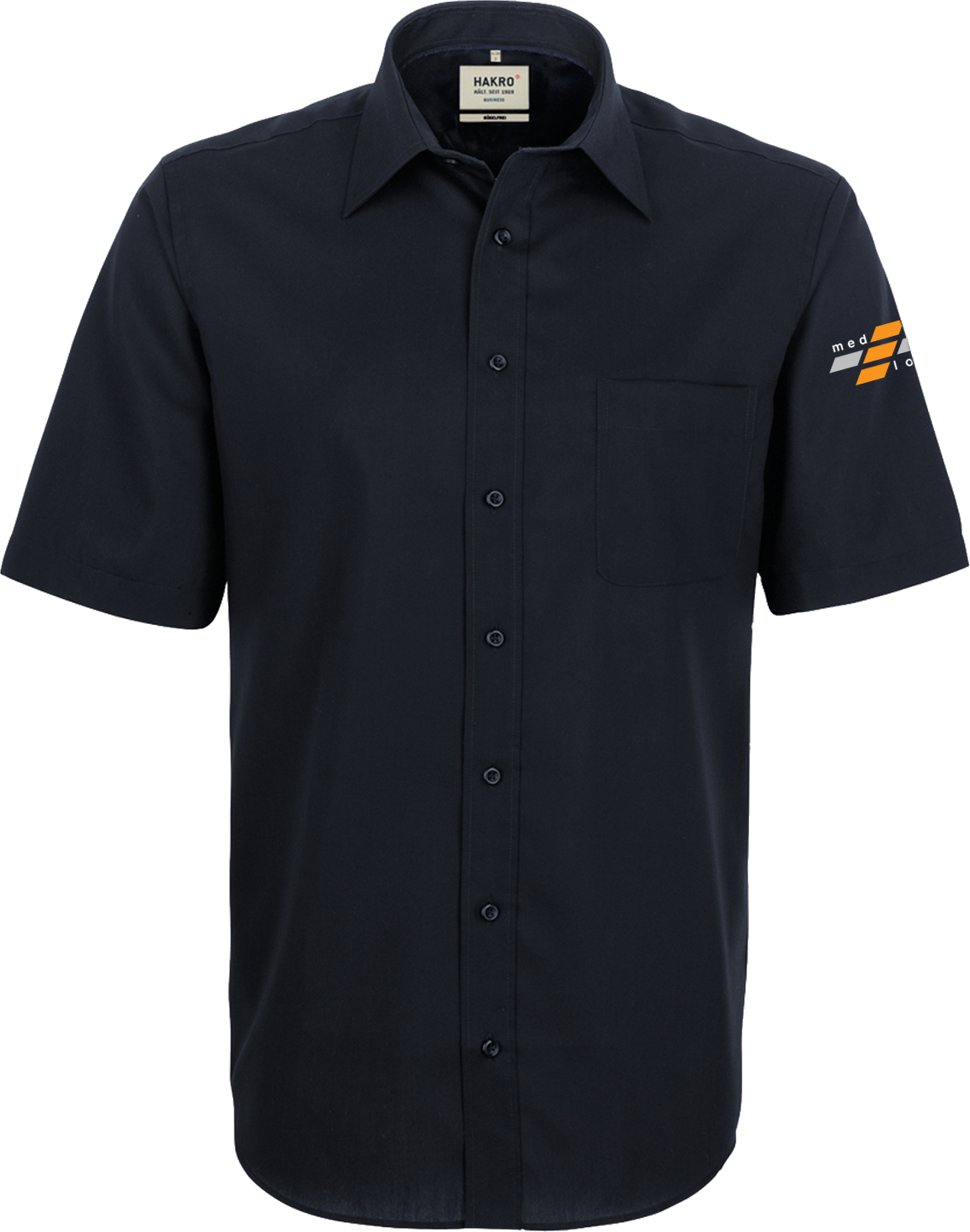 HAKRO Hemd 1/2 Arm Business 107 Medlog Dispo